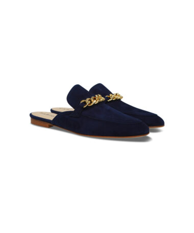 Fabio-Rusconi-Pantoletten-mit-Goldkette-Dunkelblau-4200-4734-2
