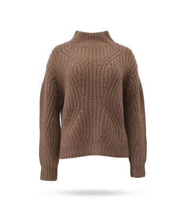 Mary Yve Cashmere Grobstrick Pullover Camel 50461