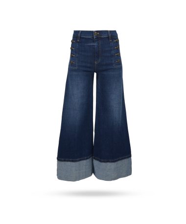 Twinset Jeans Culotte mit Stulpe Denim 242B