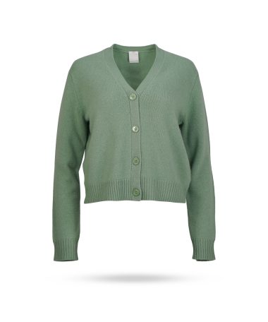 Mary Yve Cashmere Weste Schilfgruen 50481