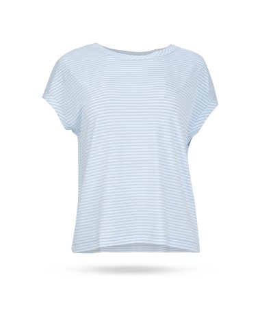 Mary Yve Shirt gestreift Himmelblau 20140