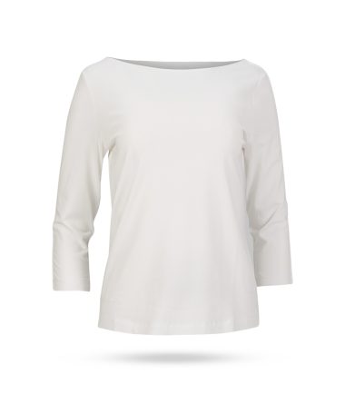 Mary Yve Shirt mit 3 4 Arm Weiss 25095