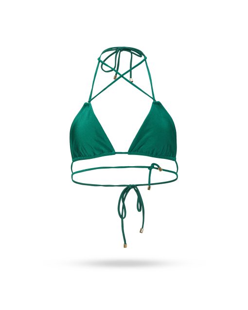 Janthee Berlin Salome Bikini Top Jolly Green 1