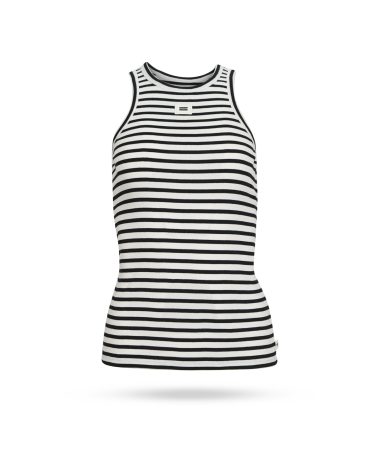 10 Days Tanktop mit Stripes Schwarz 461 3006