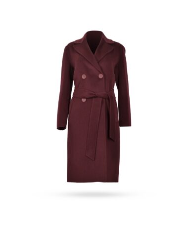 Max Mara Caneti Burgundy Red