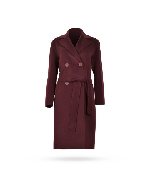 Max Mara Caneti Burgundy Red