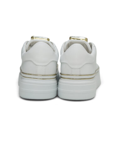 KennelSchmenger Elan Plateau Sneaker mit Schmuckstein Weiss 3