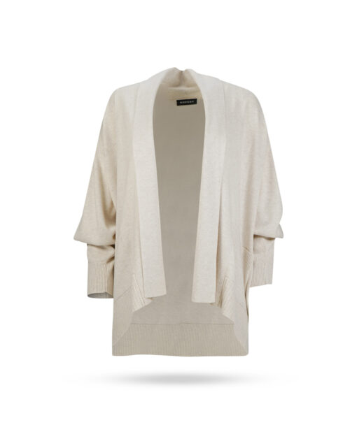 Repeat-Baumwoll-Cardigan-Vanille-400824