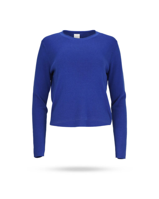 Mary-Yve-Pullover-verkurzt-Royalblau-86030
