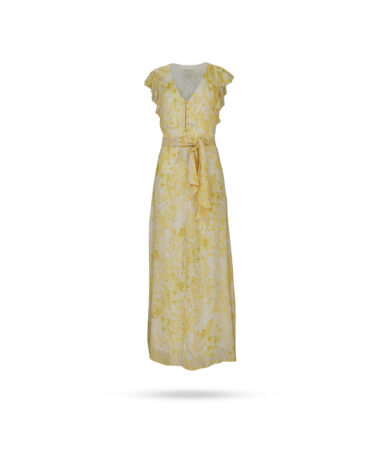 Patrizia-Pepe-Maxikleid-gelb-1