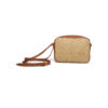 Patrizia Pepe Flechtleder Tasche Cognac