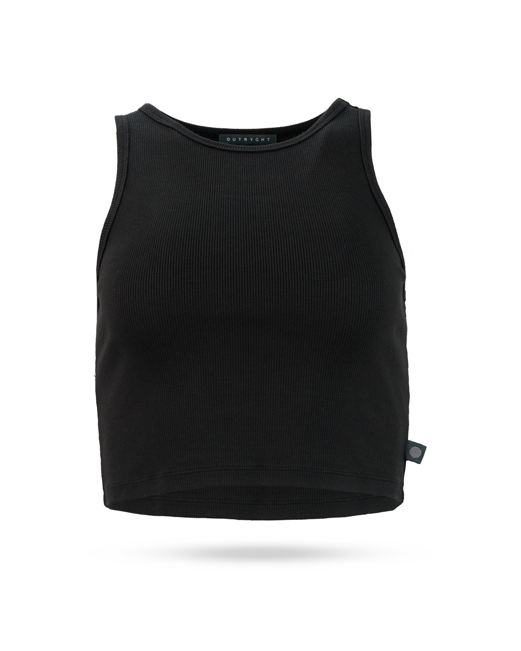 Outryght-Blaire-cropped-Top-Schwarz