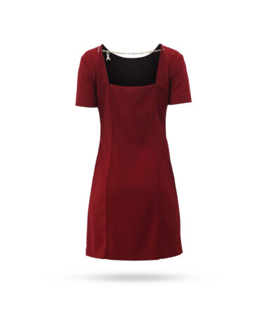 Patrizia Pepe Etuikleid Karminrot 8A1170 A6F5 2