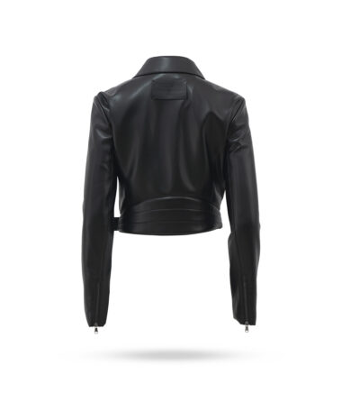 Patrizia Pepe Lederjacke verkurzt schwarz 8O0096 E005 2