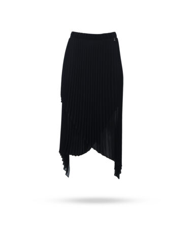 Patrizia Pepe Plissee Rock Schwarz 8G0335 A3ZQ 1