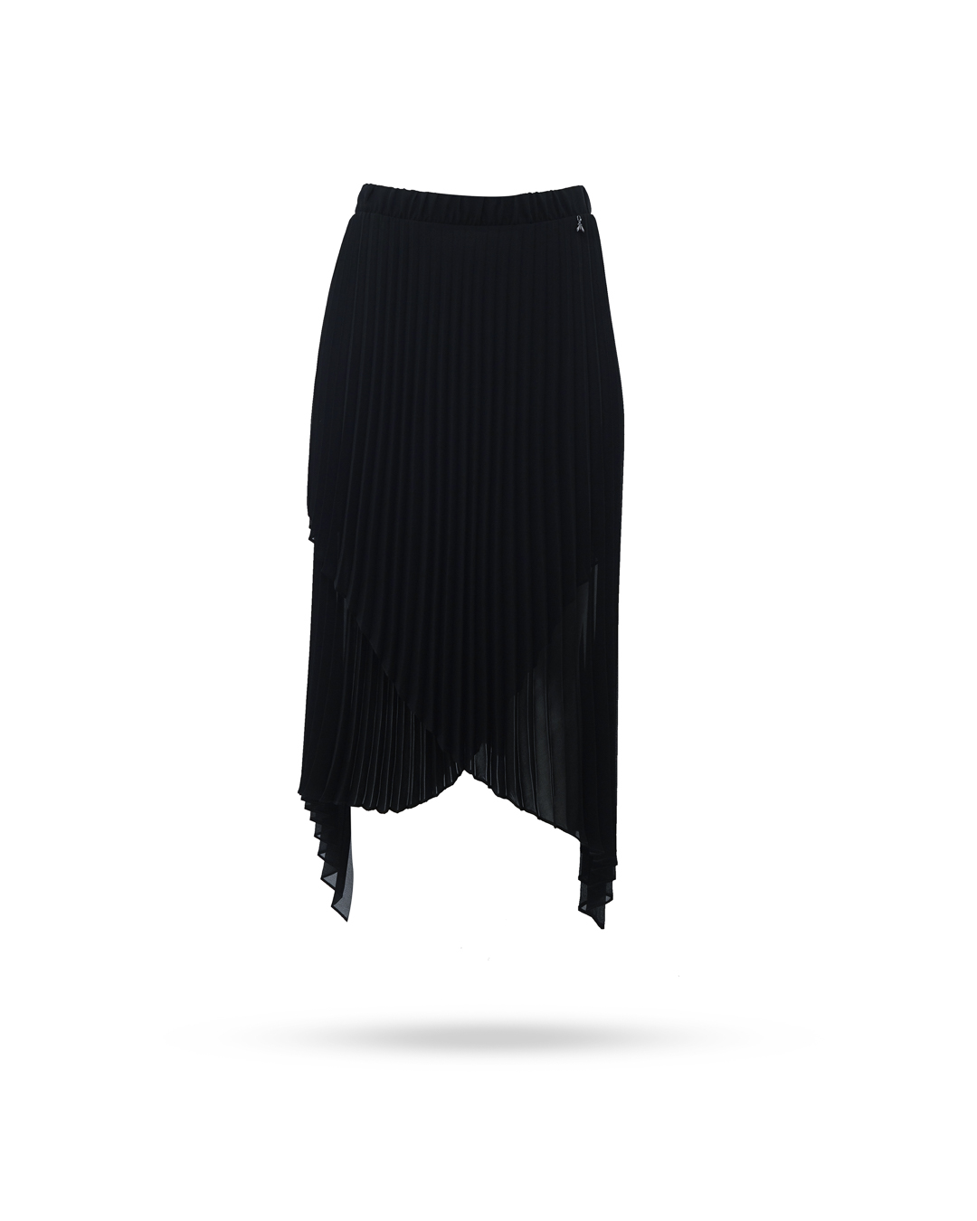 Patrizia Pepe Plissee Rock Schwarz 8G0335 A3ZQ 1