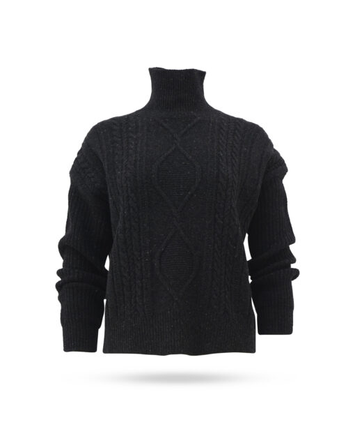 Max Mara Favore Grobstrick Pullover Schwarz MM12070