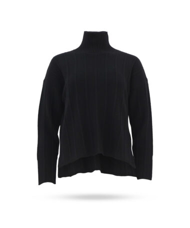 Max Mara Beira Stehkragen Pullover Schwarz MM12062 1