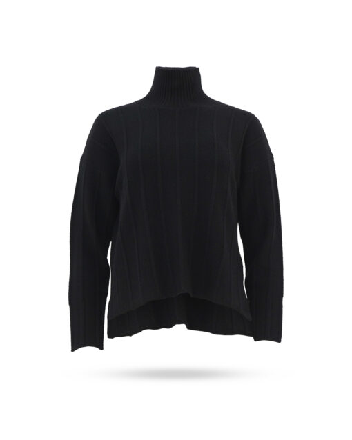 Max Mara Beira Stehkragen Pullover Schwarz MM12062 1