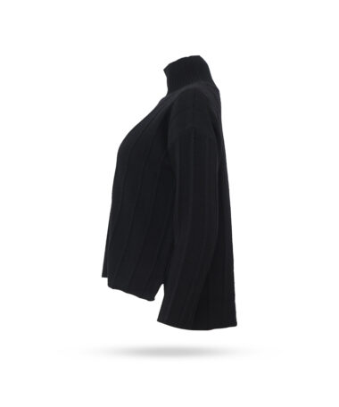 Max Mara Beira Stehkragen Pullover Schwarz MM12062 2