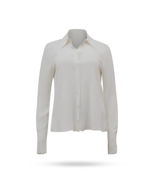 Patrizia Pepe Viskose Bluse Naturweiss 8C0629 A8I1 1