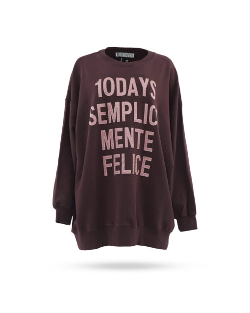 10days oversized statement sweater aubergine