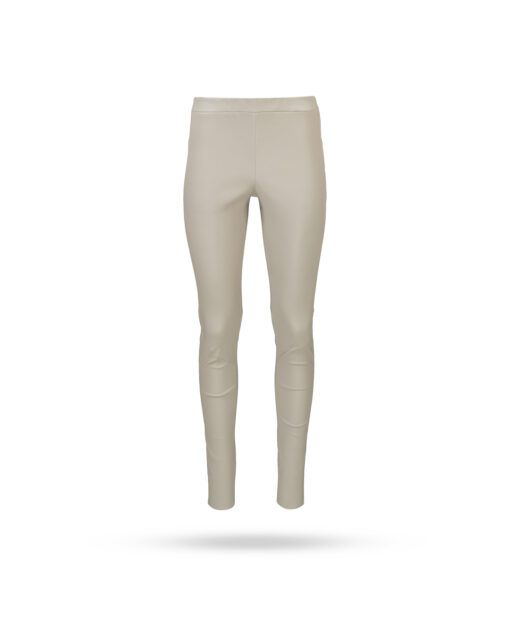 Arma Roche Leder Leggings Kreide marble