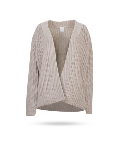 Mary Yve Grobstrick Cardigan Beige 75088 917