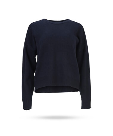 Mary Yve Rundhals Pullover Dunkelblau 75092