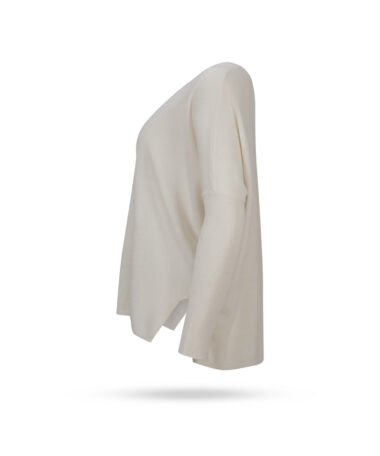 Absolut Cashmere Astrid Cashmere oversized Pullover Naturweiss Blanc 2