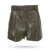 Twinset Shorts in Krokooptik Olive 2233