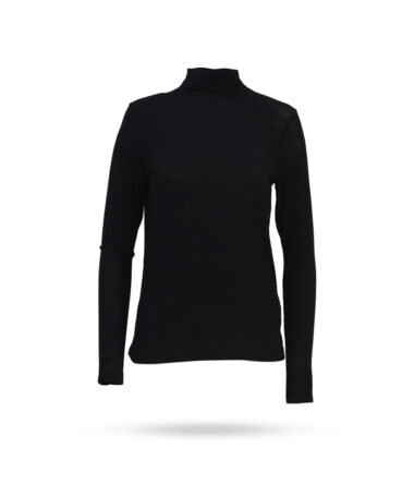 Mary Yve Stehkragen Shirt Schwarz 30095