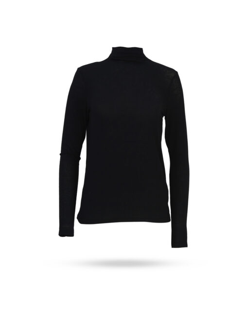 Mary Yve Stehkragen Shirt Schwarz 30095