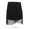 Twinset Minirock mit Fransen Schwarz 2252