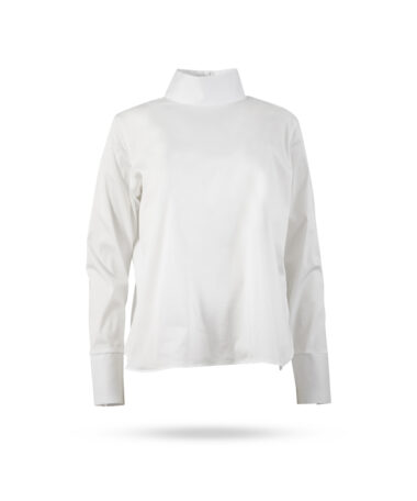 Soluzione Stehkragenbluse mit Knopfleiste Weiss 1309 200 1