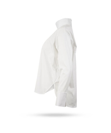 Soluzione Stehkragenbluse mit Knopfleiste Weiss 1309 200 2