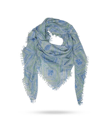 Hemisphere Kiken Cashmere Tuch Himmelblau