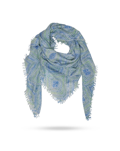 Hemisphere Kiken Cashmere Tuch Himmelblau