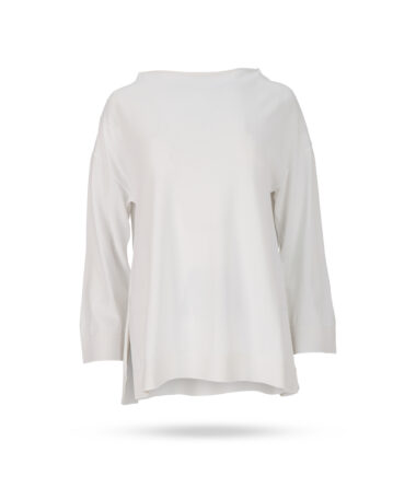Liviani Conti Viskose Ponchopullover Weiss F4SA90 A01A6 1