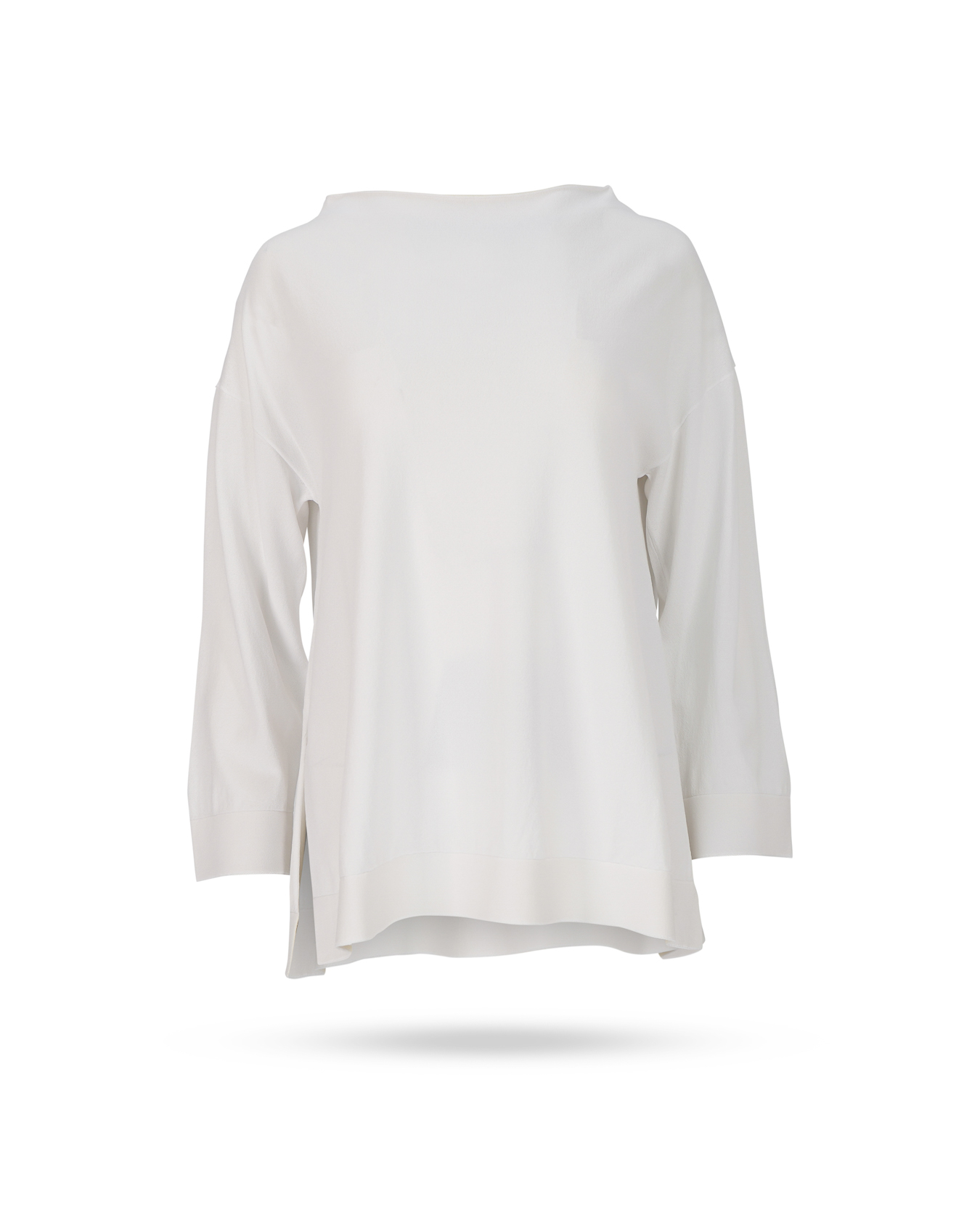 Liviani Conti Viskose Ponchopullover Weiss F4SA90 A01A6 1
