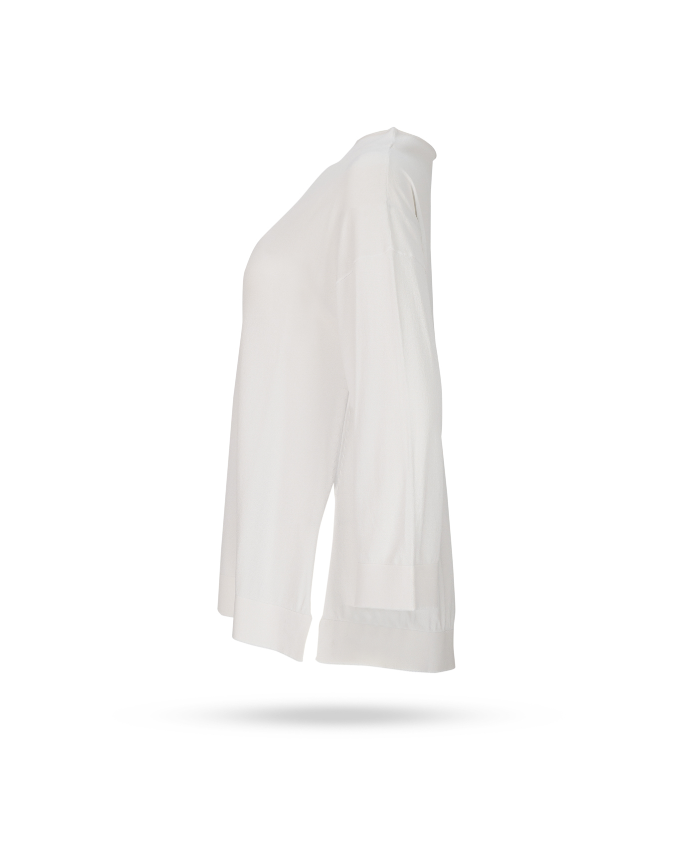Liviani Conti Viskose Ponchopullover Weiss F4SA90 A01A6 2