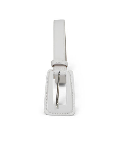 Liviani Conti Huftgurtel mit Lederschnalle Weiss A4SB22