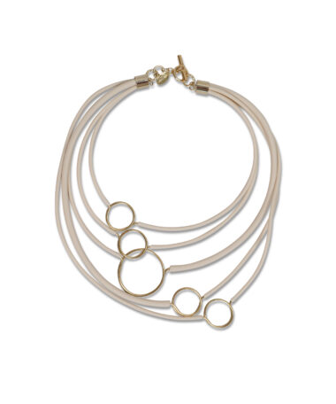 Liviana Conti Kette mit Goldringen