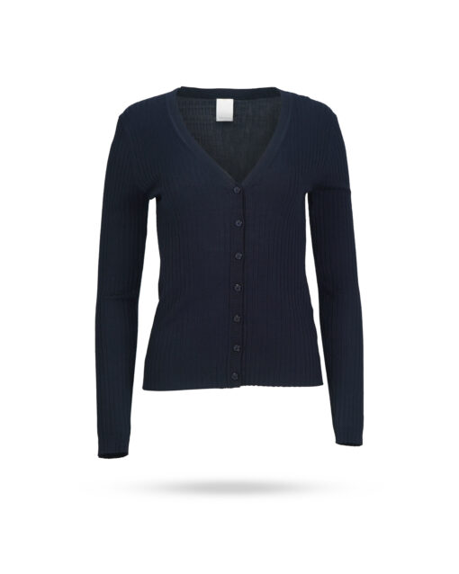 Mary Yve Rippstrick Weste Dunkelblau 60249 300