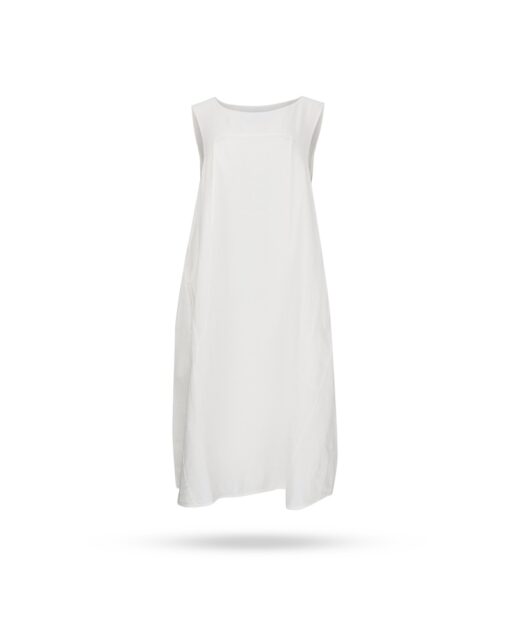 Transit Leinenkleid Weiss TRWD135 00 1