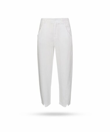 Transit Leinenhose weiss TRWD131