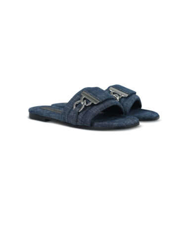 Kennel Schmenger Pantoletten mit Ketten Denim 93510 2