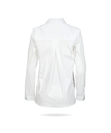 Soluzione Bluse mit Kelterfalte Weiss 1351 2