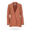 Twinset Blazer in Longprint Terracotta 2240 1