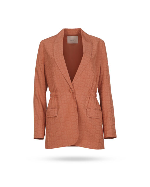 Twinset Blazer in Longprint Terracotta 2240 1